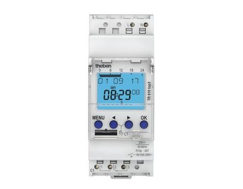Theben Smart Digital-Wochenschaltuhr 1 Kanal 16A, 230V,1min, bluetooth