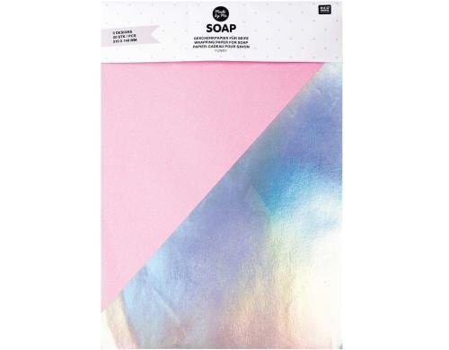 Rico Design Geschenpapier für Seife 20 Blatt à 21 x 14.8 cm