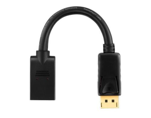 PureInstall 4K Displayport Adapter DP Stecker auf DP Buchse, 0,10m
