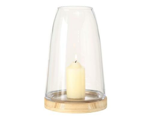 Windlicht Filio, 2 tlg., H 25 Material:Glas+Blauglockenbaum/