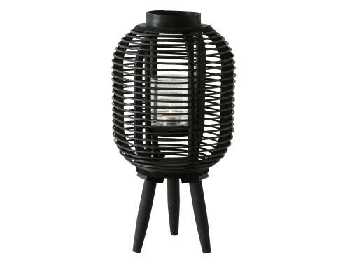 Windlicht Kata, H 50 cm, Material:90%Rattan,10%Rotbuche