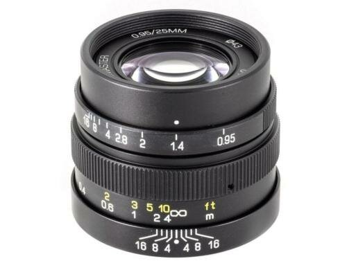 Mitakon 25mm F/0.95 MFT schwarz