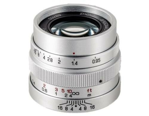 Mitakon 25mm F/0.95 MFT silver MFT Mount