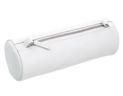 Beckmann Schlamperetui Leder Medium Grösse: 22x7cm, White