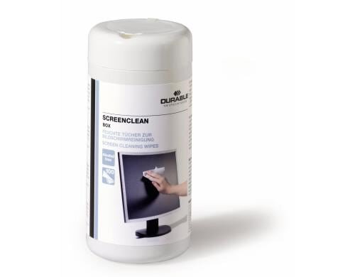 Durable Screenclean Box 100 Feuchttücher