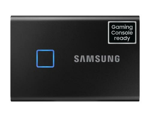 SSD Samsung Port. SSD T7 500GB Touch Black USB 3.2 Gen.2, NVMe, 1050MB/s, 1000MB/s