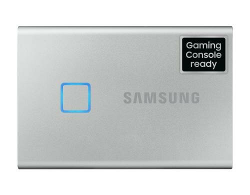 SSD Samsung Port. SSD T7 1TB Touch Silver USB 3.2 Gen.2, NVMe, 1050MB/s, 1000MB/s