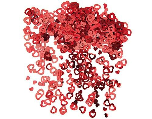 Rico Flitterstreu Herz Mix rot 20 g