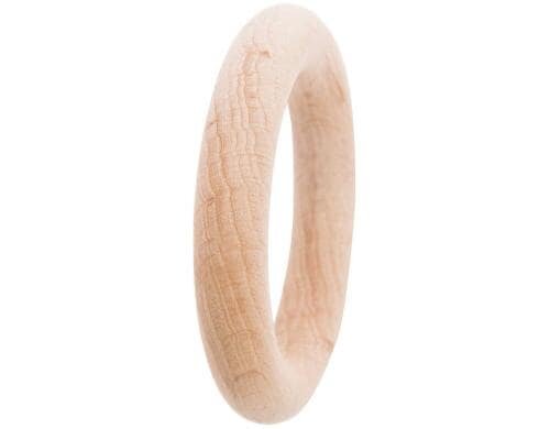 Rico Design Holzring für Rassel natur, 70 x 12 mm