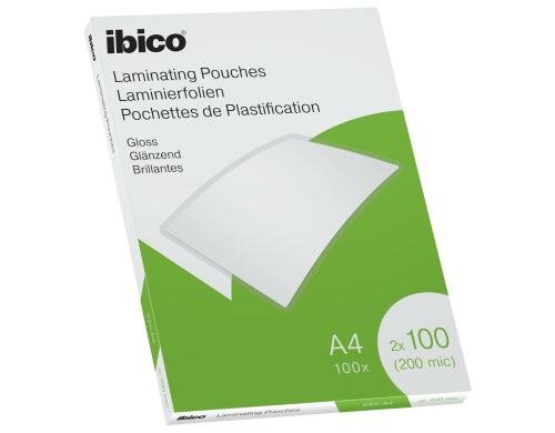 Ibico Laminierfolie A4 100 mic, 100 Stück, glänzend