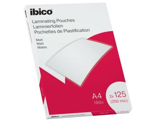 Ibico Laminierfolie A4 125 mic, 100 Stück, matt