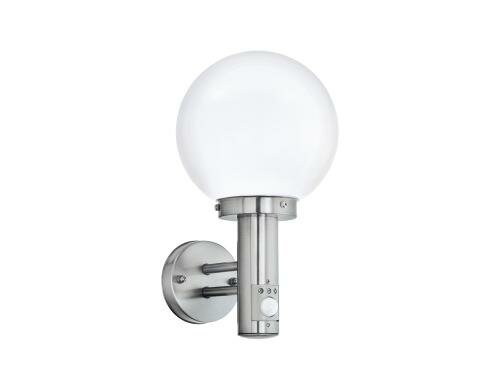 EGLO NISIA 1 Wandleuchte edelstahl Outdoor / exkl. 1x E27 60W