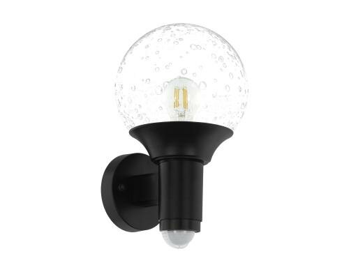 EGLO SOSSANO 1 Wandleuchte schwarz Outdoor / exkl. 1x E27 28W