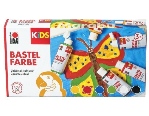 Marabu Kids Bastelfarbe 6 x 80 ml