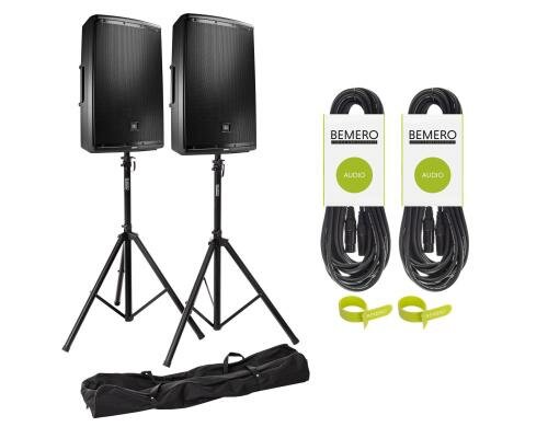 JBL EON 615 Kit 1 2x EON 615 mit Boxenstativen und Kabel