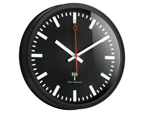 TFA  Funk-Wanduhr ohne Batterie