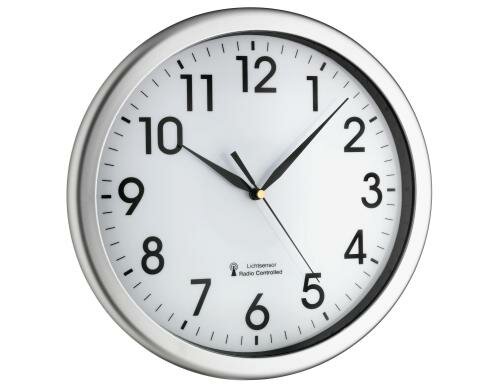 TFA  CORONA Funk-Wanduhr ohne Batterie
