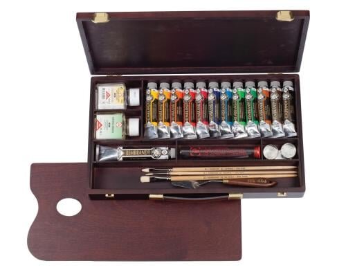 Rembrandt Ölfarbe Professional Malkasten mit 13 Tuben