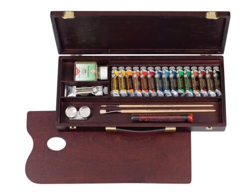 Rembrandt Ölfarbe Traditional Malkasten mit 15 Tuben