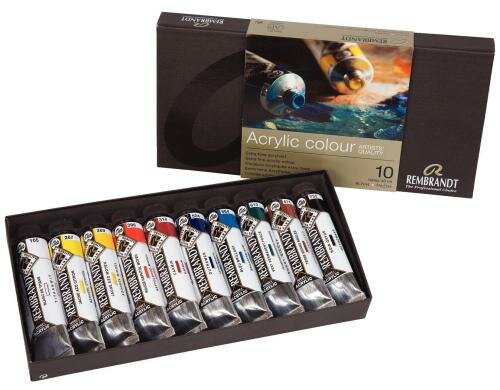 Rembrandt Acrylfarbe Basis-Set 10 Tuben à 40ml