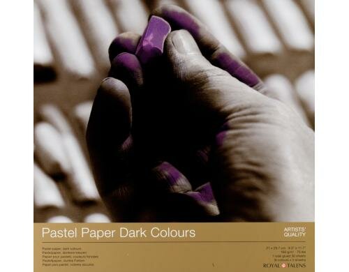 Rembrandt Pastellpapier A4 160g/m2, 30 Stk., für dunkle Farben