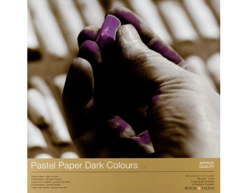Rembrandt Pastellpapier A3 160g/m2, 30 Stk., für dunkle Farben
