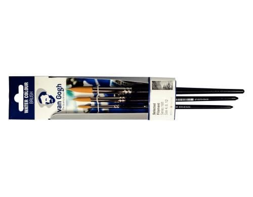 Van Gogh Aquarell-Pinsel Set Series 191 3er-Set, Grössen: 4-8-12