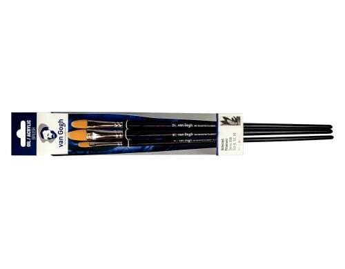Van Gogh Öl/Acryl-Pinsel Set Series 296 3er-Set, Grössen: 8-12-16