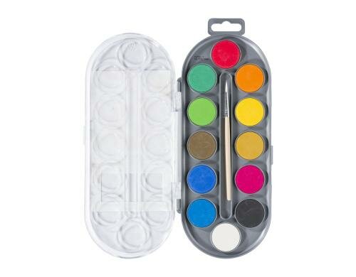 Bruynzeel Wasserfarben 12er Set, inklusive Pinsel