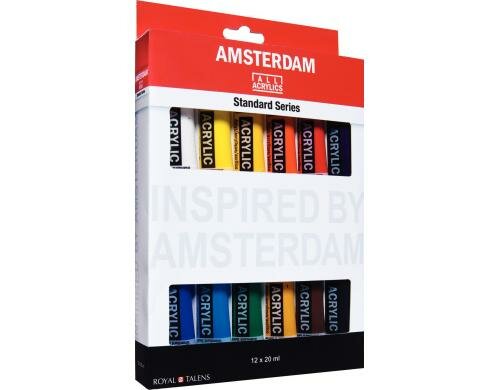 Amsterdam Acrylfarbe Standard Introset 2 12 Tuben à 20ml