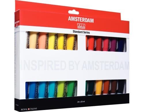 Amsterdam Acrylfarbe Standard Introset 3 24 Tuben à 20ml