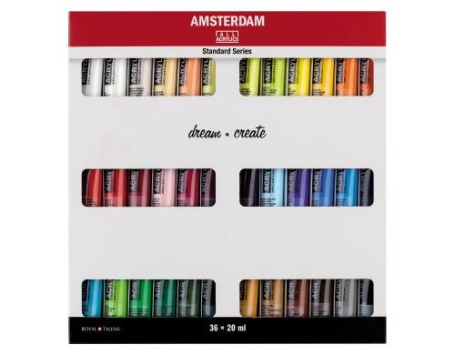 Amsterdam Acrylfarbe Standard 36er Set 36 Tuben à 20ml