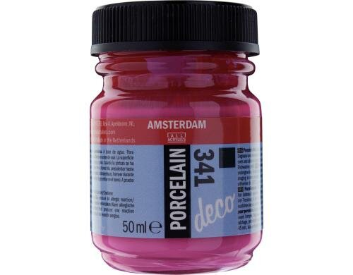 Amsterdam Porzellanfarbe 50 ml FUCHSIA, Deckfähigkeit: Deckend