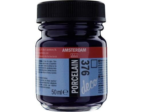 Amsterdam Porzellanfarbe 50 ml PURPUR, Deckfähigkeit: Transparent