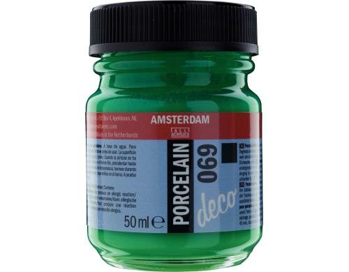 Amsterdam Porzellanfarbe 50 ml LEUCH.GRN DECK, Deckfähigkeit: Deckend