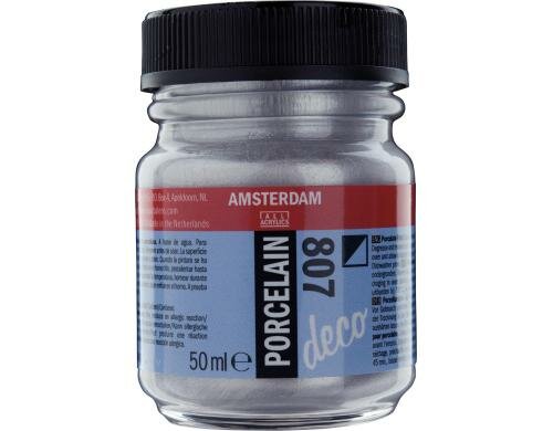 Amsterdam Porzellanfarbe 50 ml SILBER DECK, Deckfähigkeit: Halbdeck.