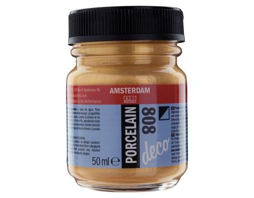 Amsterdam Porzellanfarbe 50 ml GOLD DECK, Deckfähigkeit: Halbdeck.