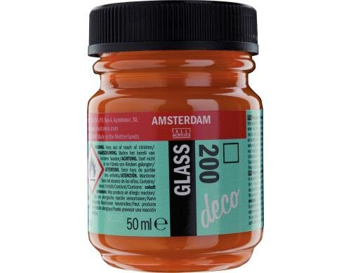 Amsterdam Glasfarbe 50 ml GELB, Deckfähigkeit: Transp.