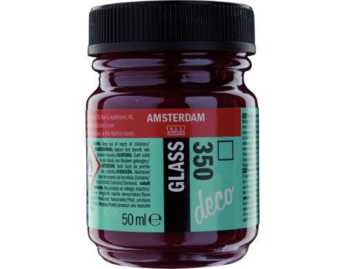 Amsterdam Glasfarbe 50 ml FUCHSIA ,Deckfähigkeit: Transp.