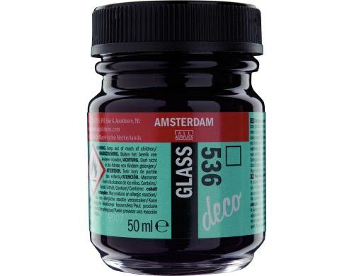 Amsterdam Glasfarbe 50 ml VIOLETT, Deckfähigkeit: Transp.