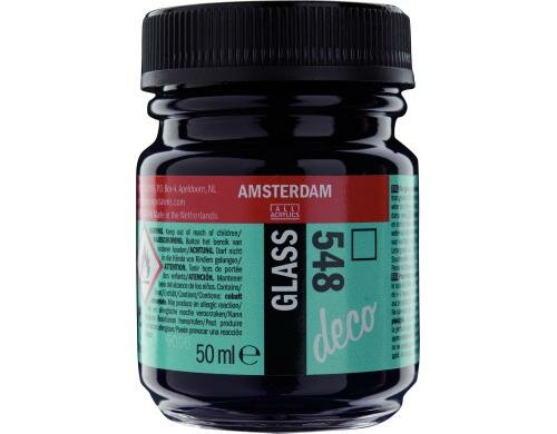 Amsterdam Glasfarbe 50 ml BLAUVIOLETT, Deckfähigkeit: Transp.