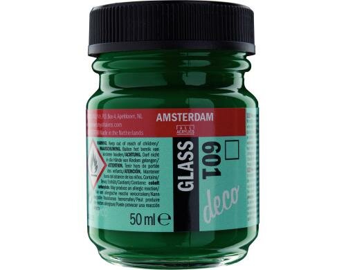 Amsterdam Glasfarbe 50 ml HELLGRUEN, Deckfähigkeit: Transp.