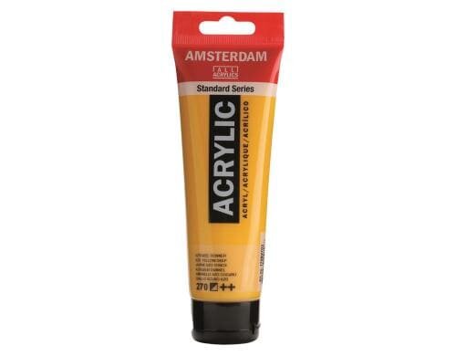 Amsterdam Acrylfarbe Standard 270 120 ml, Farbe: Azogelb D, Halbdeckend