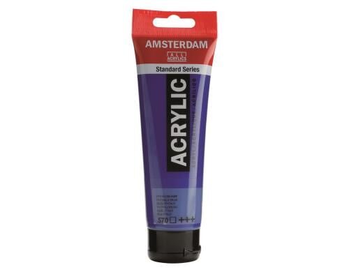 Amsterdam Acrylfarbe Standard 570 120 ml, Farbe: Phthaloblau, Transparent