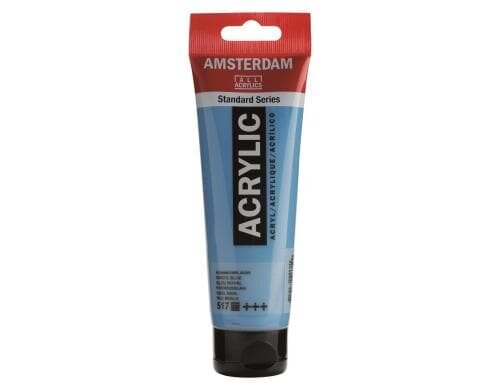 Amsterdam Acrylfarbe Standard 517 120 ml, Farbe: Königsblau, Deckend