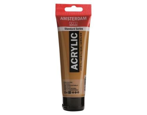 Amsterdam Acrylfarbe Standard 234 120 ml, Farbe: Siena Natur, Deckend