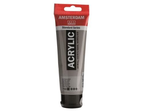 Amsterdam Acrylfarbe Standard 710 120 ml, Farbe: Neutralgrau, Deckend