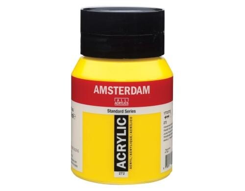Amsterdam Acrylfarbe Standard 272 500 ml, Farbe: Transp. Gelb M, Transparent