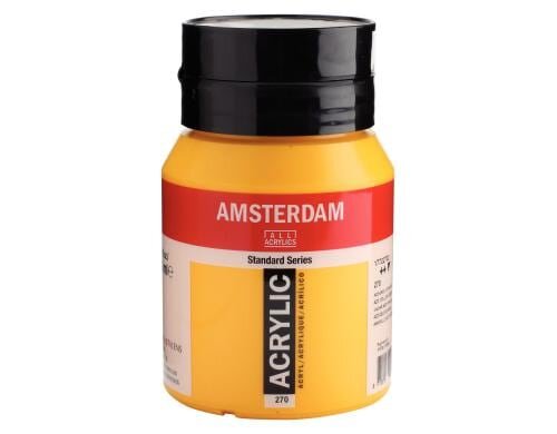 Amsterdam Acrylfarbe Standard 270 500 ml, Farbe: Azogelb D, Halbdeckend