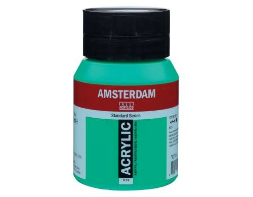 Amsterdam Acrylfarbe Standard 615 500 ml, Farbe: Paul Veronesegrün, Deckend
